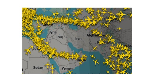 மத்திய கிழக்கில் 7 தினங்களில் 14,000 விமான சேவைகள் இரத்து 